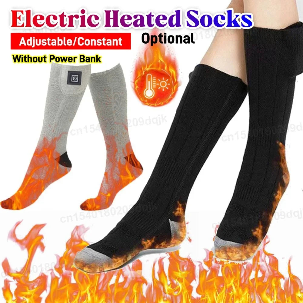 Electric Heating Socks | 3 Heat Levels | Winter Warm USB Thermal Socks