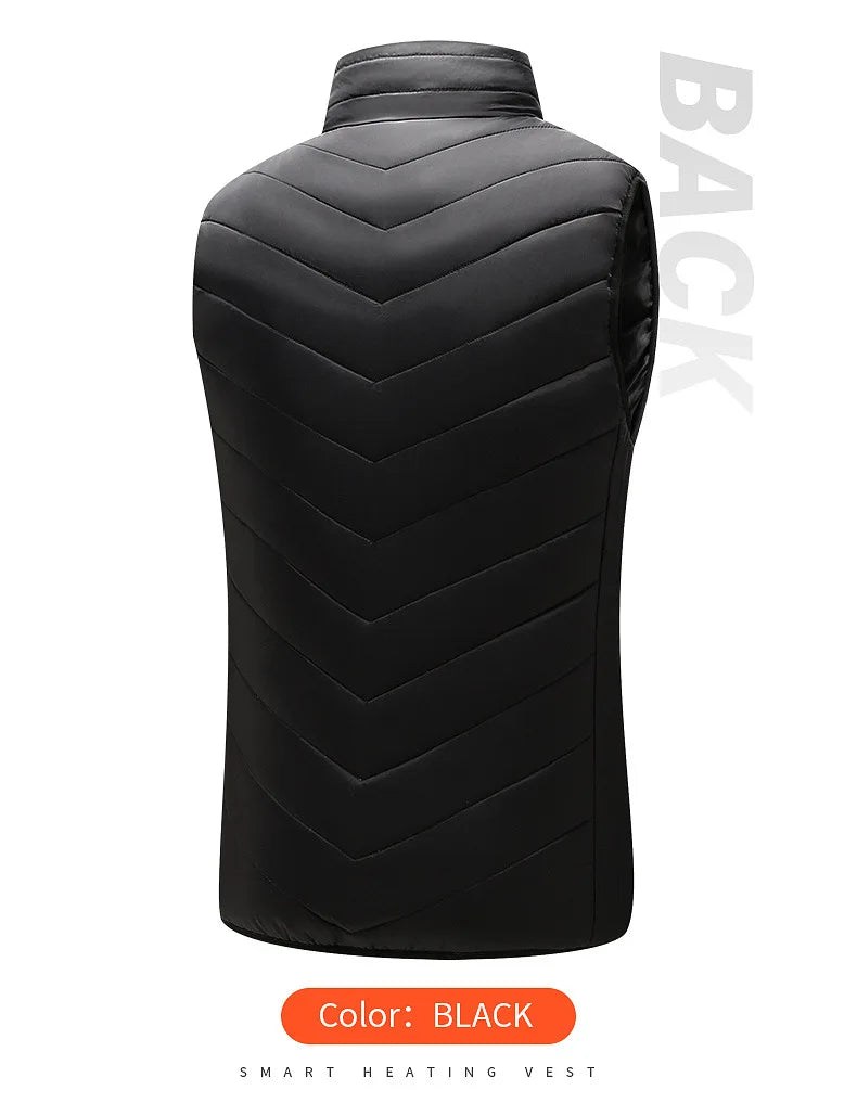 USB Heated Vest - Lightweight Winter Warming Jacket for Outdoor Use.