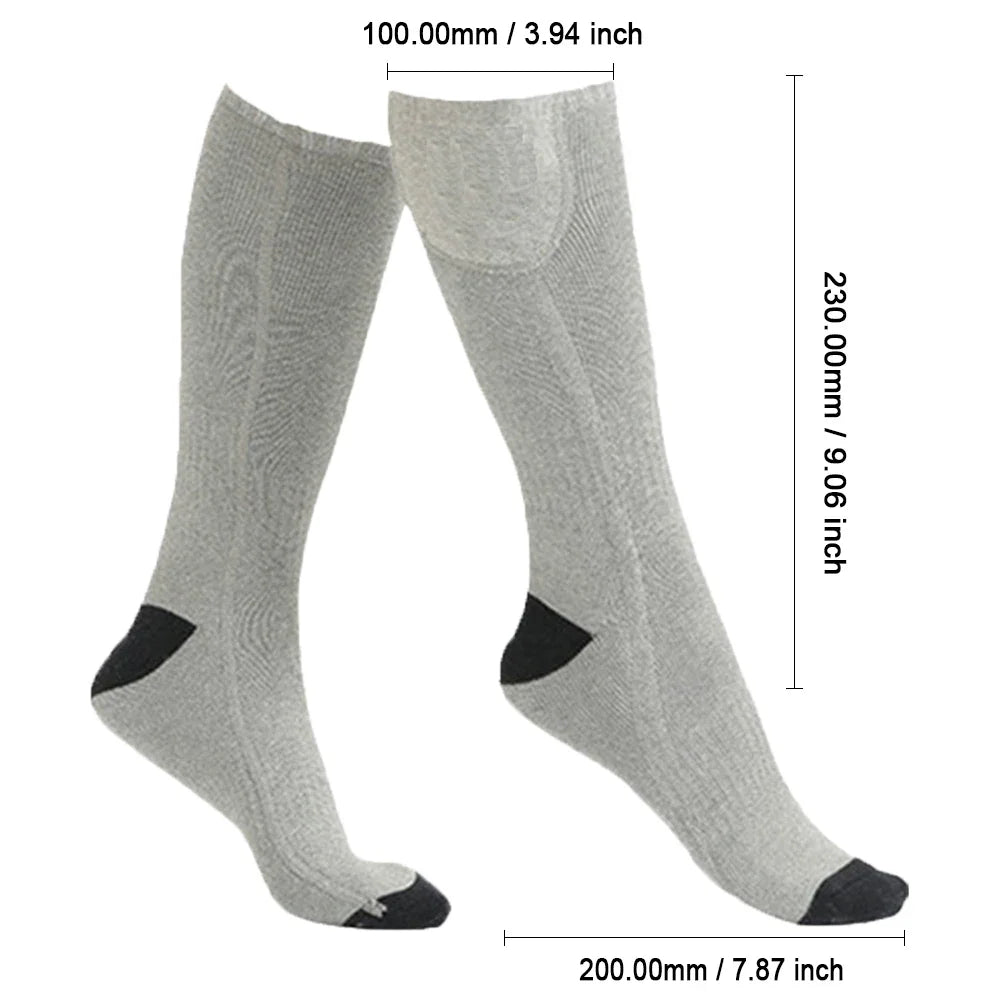 Electric Heating Socks | 3 Heat Levels | Winter Warm USB Thermal Socks