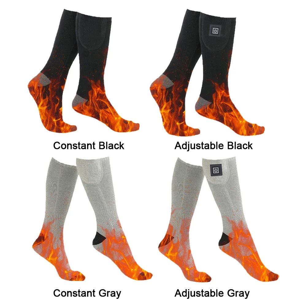 Electric Heating Socks | 3 Heat Levels | Winter Warm USB Thermal Socks