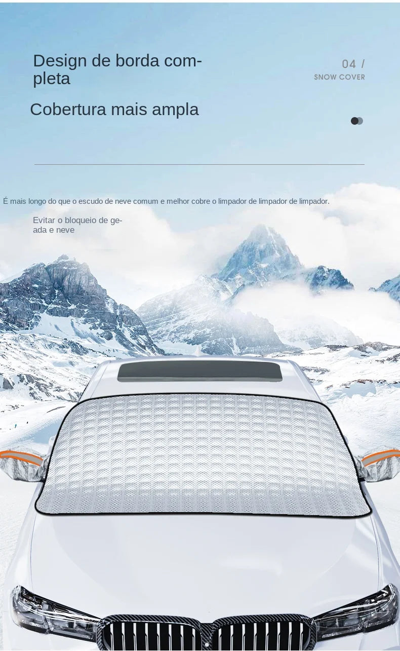 Magnetic Windshield Cover for Cars – All-Weather Snow & Sun Protection