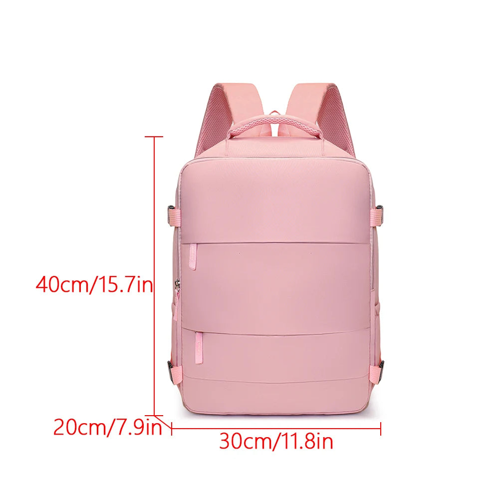 Travel Carry-On Backpack – Waterproof, Lightweight, Large Capacity
