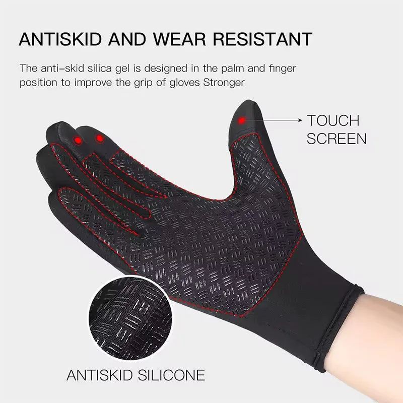 Waterproof Winter Touchscreen Gloves – Warm, Windproof, Anti-Slip for Outdoor & Cycling