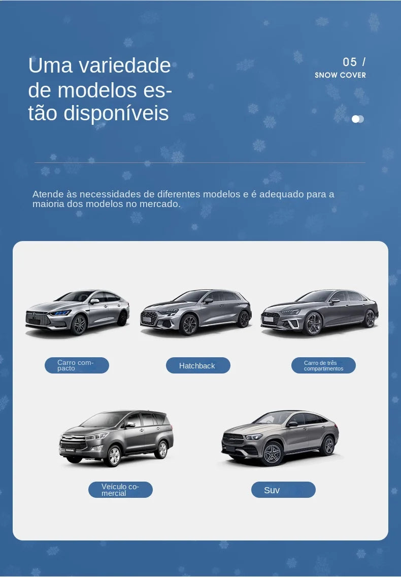 Magnetic Windshield Cover for Cars – All-Weather Snow & Sun Protection