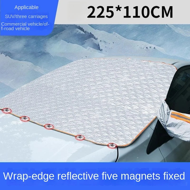 Magnetic Windshield Cover for Cars – All-Weather Snow & Sun Protection