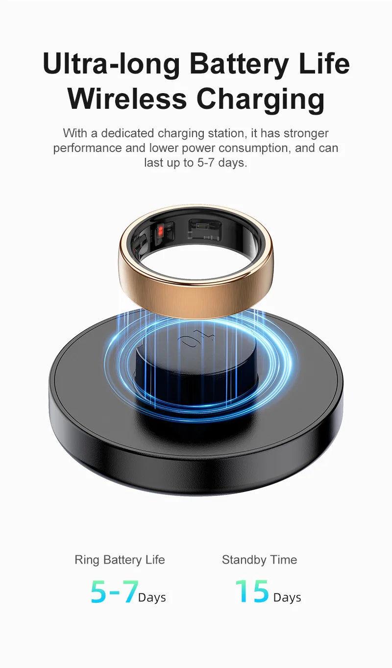 Smart Bluetooth Ring R10 – Heart Rate, Sleep & Activity Tracker
