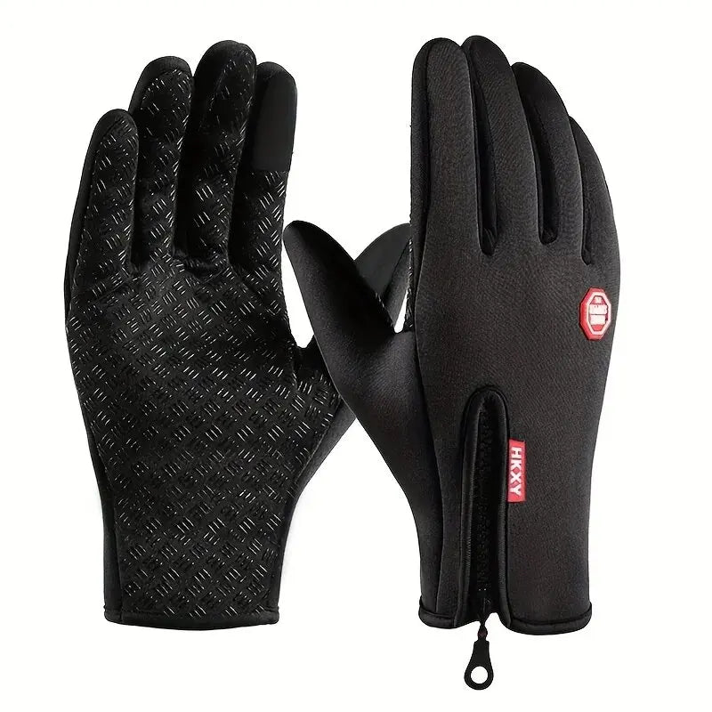 Waterproof Winter Touchscreen Gloves – Warm, Windproof, Anti-Slip for Outdoor & Cycling