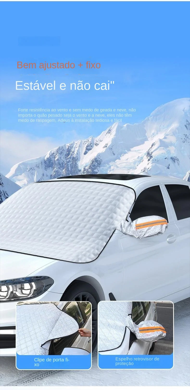 Magnetic Windshield Cover for Cars – All-Weather Snow & Sun Protection