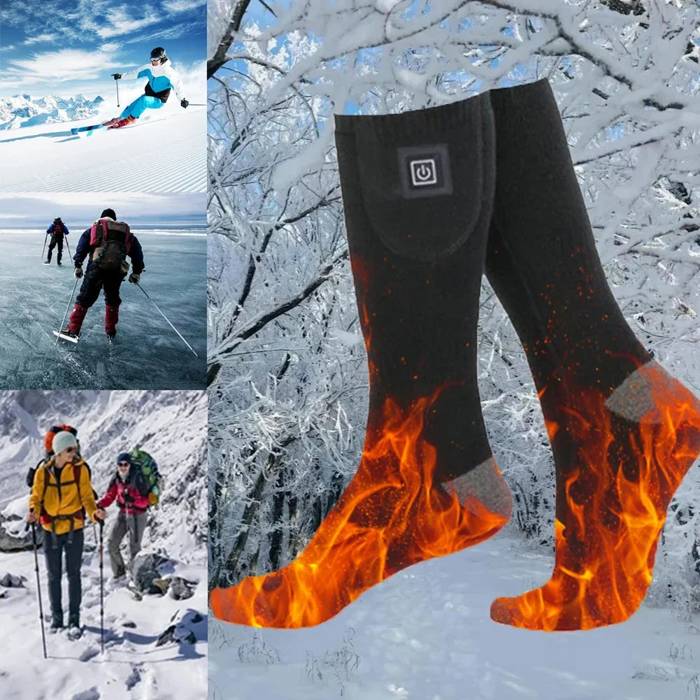 Electric Heating Socks | 3 Heat Levels | Winter Warm USB Thermal Socks