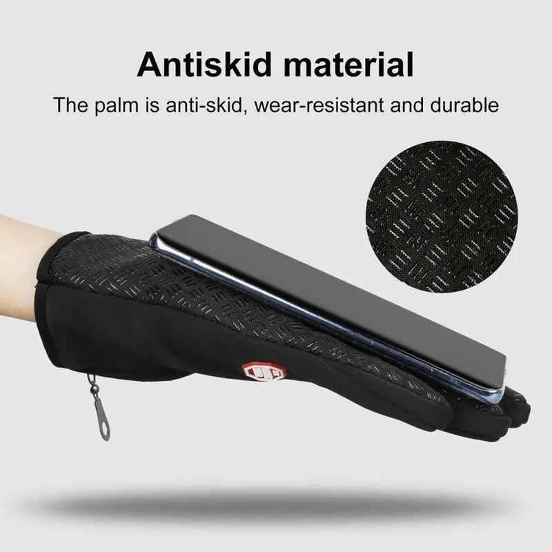 Waterproof Winter Touchscreen Gloves – Warm, Windproof, Anti-Slip for Outdoor & Cycling